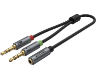 UNITEK Adapter Jack 3.5mm - 2x Jack 3.5mm Y-C957ABK - 369888 - zdjęcie 2
